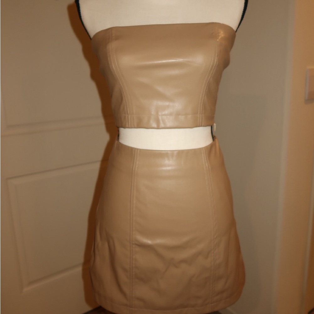 Princess Polly Tan Skirt Set